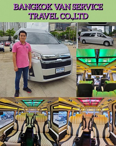 BANGKOK VAN SERVICE TRAVEL CO.,LTD บริษัท บางกอก แวน เซอร์วิส ทราเวล จำกัด MR. THOR 🚐🚐🚗☎️ can contact us 24 hours a day.TOYOTA ALL NEW COMMUTER VIP 8 SEATS